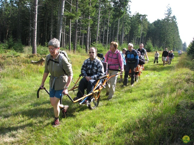 Randonnée joëlettes, Fagnes 2015