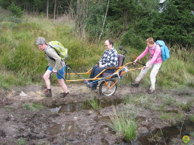 Randonnée joëlettes, Fagnes 2015