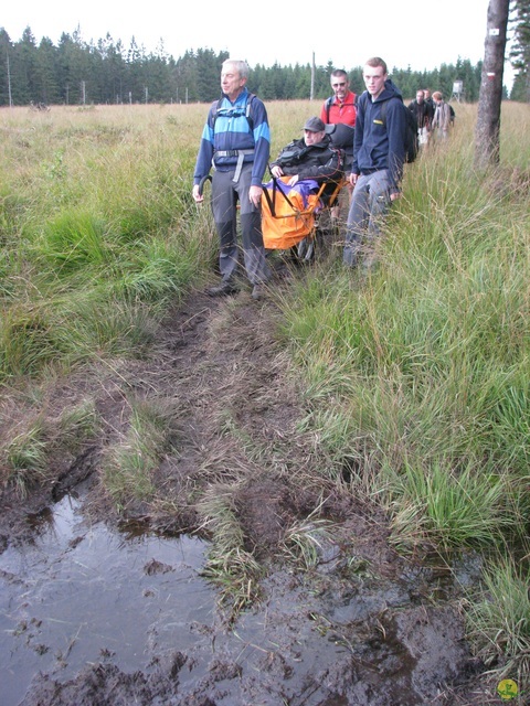 Randonnée joëlettes, Fagnes 2015