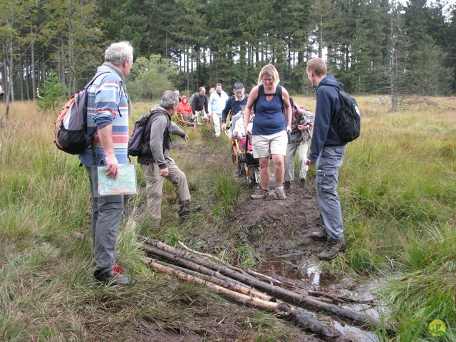 Randonnée joëlettes, Fagnes 2015