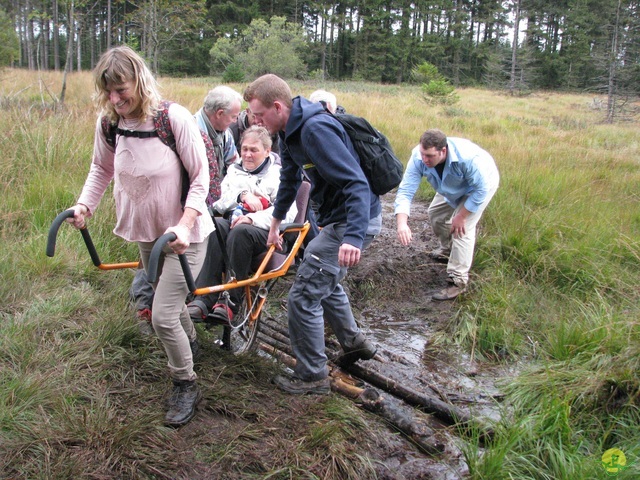 Randonnée joëlettes, Fagnes 2015