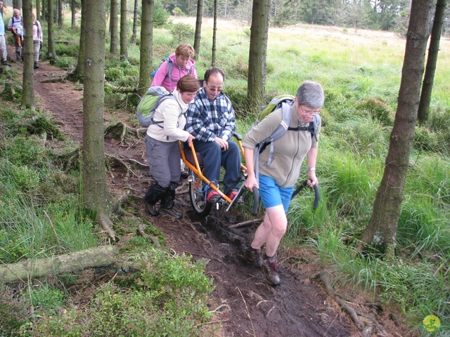 Randonnée joëlettes, Fagnes 2015