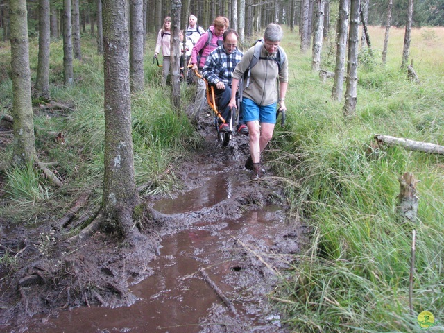 Randonnée joëlettes, Fagnes 2015