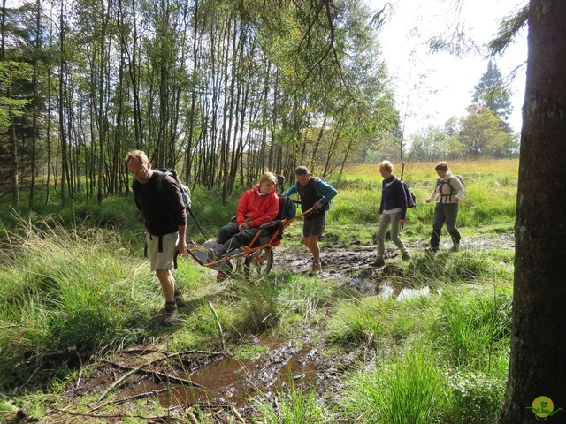 Randonnée joëlettes, Fagnes 2015