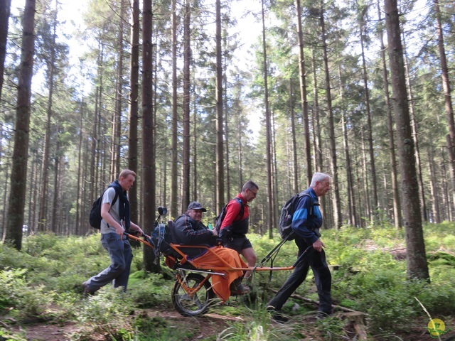 Randonnée joëlettes, Fagnes 2015