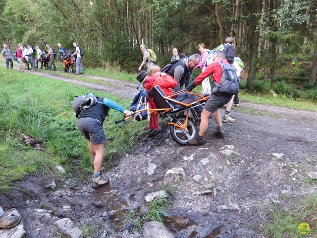 Randonnée joëlettes, Fagnes 2015