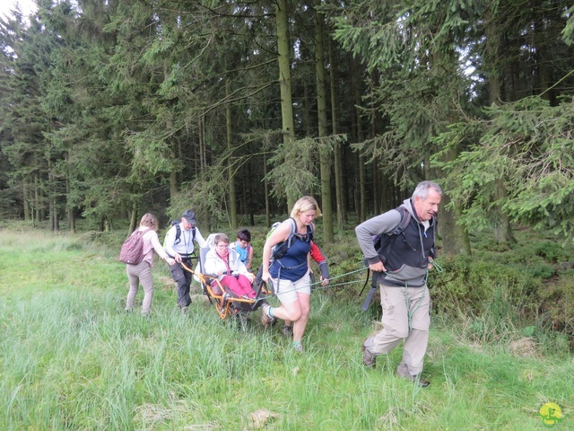 Randonnée joëlettes, Fagnes 2015