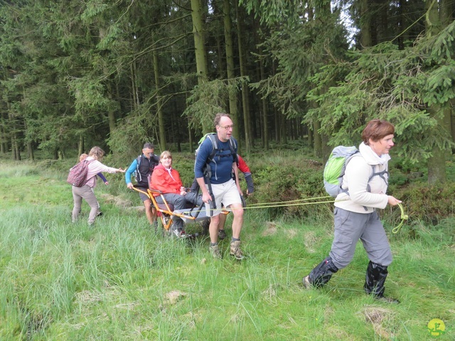 Randonnée joëlettes, Fagnes 2015