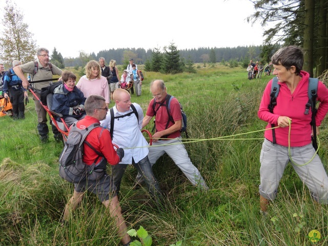 Randonnée joëlettes, Fagnes 2015