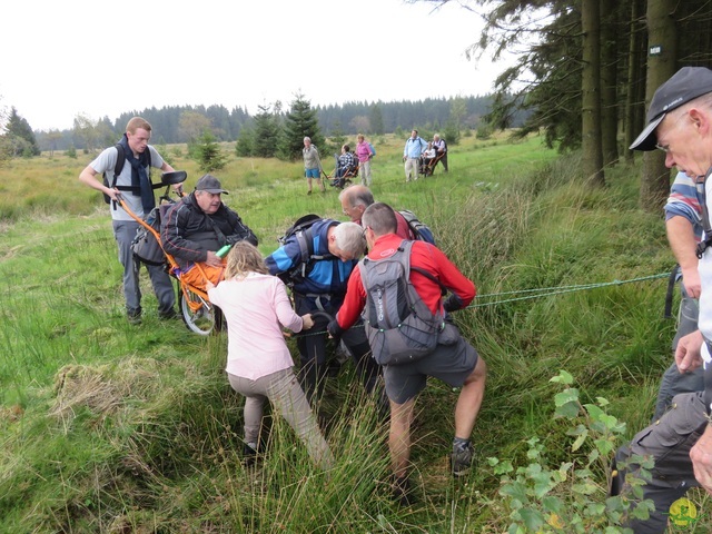 Randonnée joëlettes, Fagnes 2015