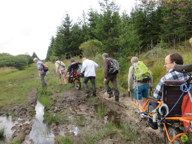 Randonnée joëlettes, Fagnes 2015