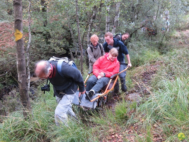 Randonnée joëlettes, Fagnes 2015