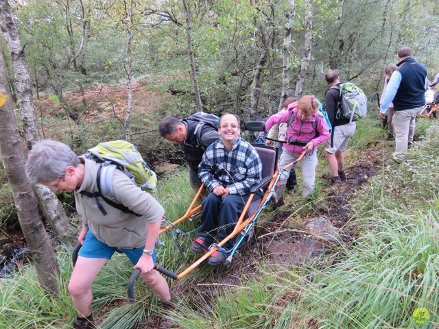 Randonnée joëlettes, Fagnes 2015