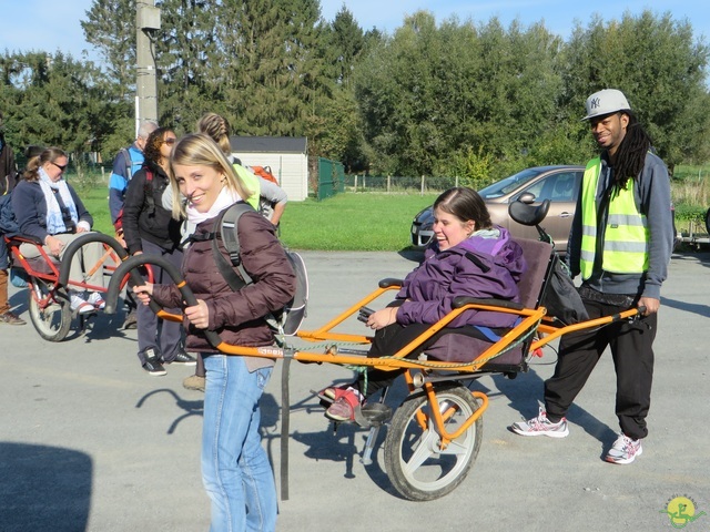 Randonnée joëlettes à Hollogne