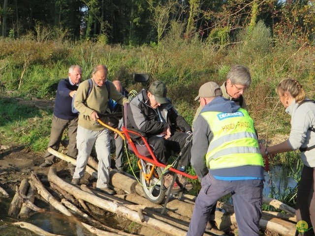 Randonnée joëlettes à Hollogne