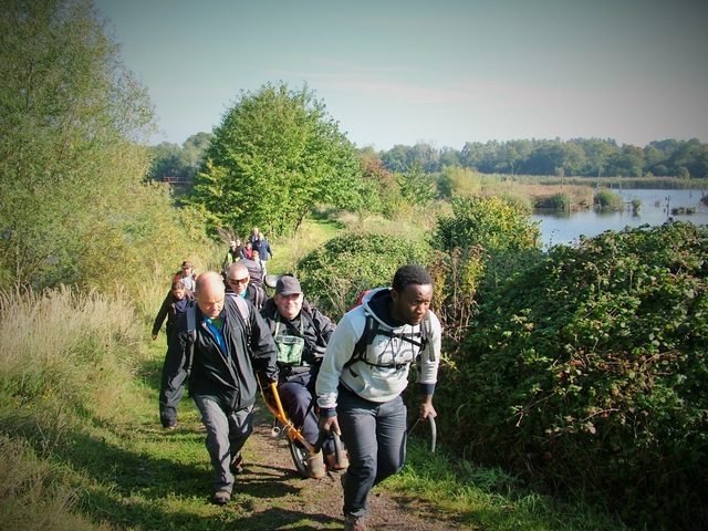 Randonnée joëlettes à Hollogne