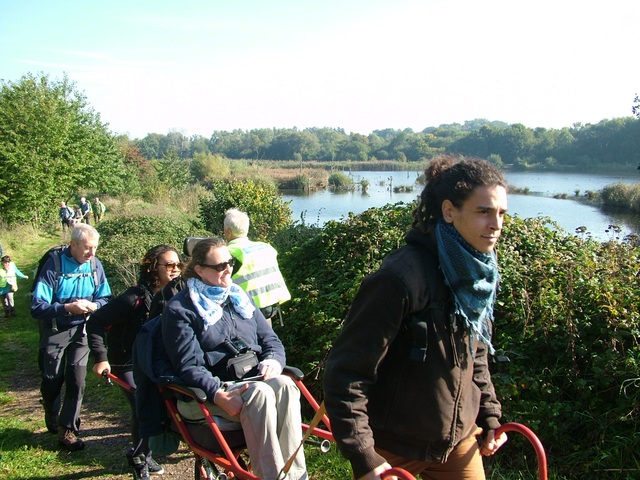 Randonnée joëlettes à Hollogne