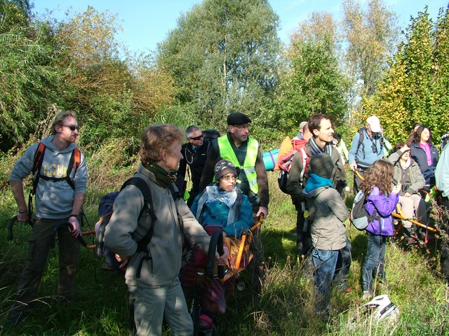 Randonnée joëlettes à Hollogne