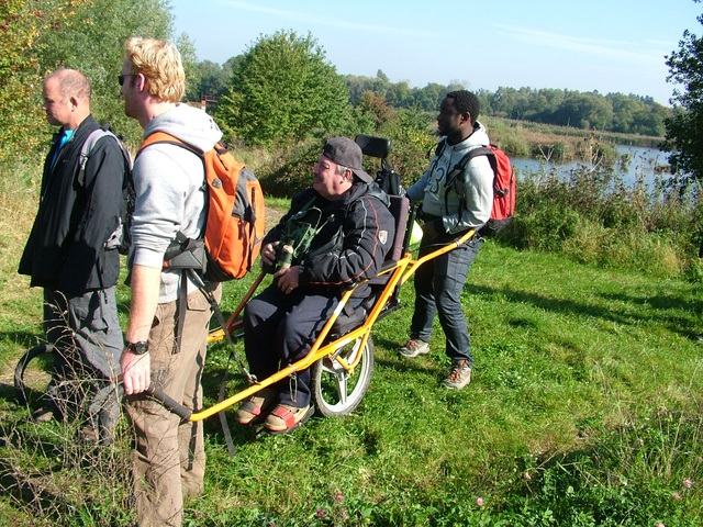 Randonnée joëlettes à Hollogne