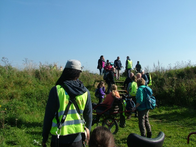 Randonnée joëlettes à Hollogne