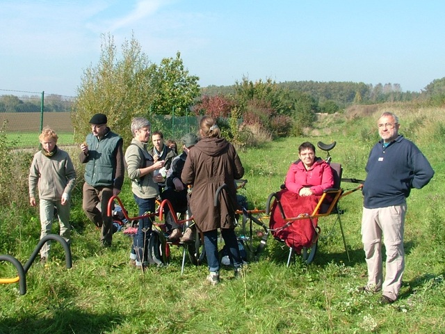 Randonnée joëlettes à Hollogne