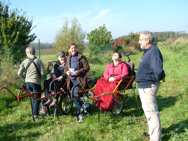 Randonnée joëlettes à Hollogne