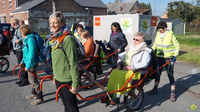 Randonnée joëlettes à Hollogne