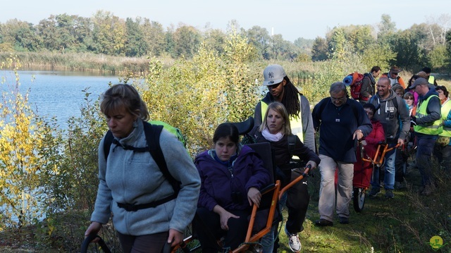 Randonnée joëlettes à Hollogne