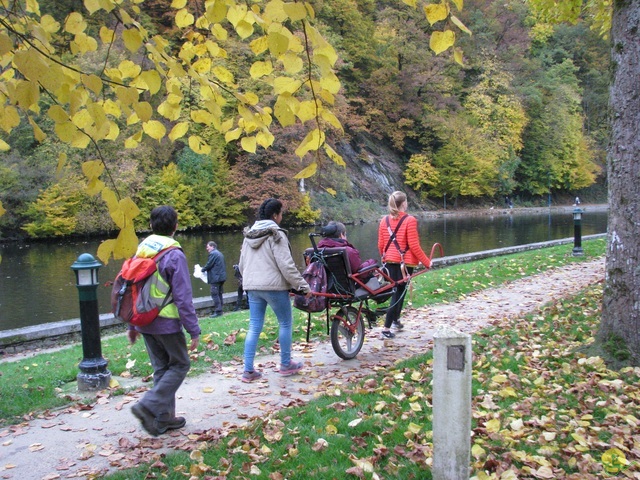 Randonnée joëlettes à Bouillon