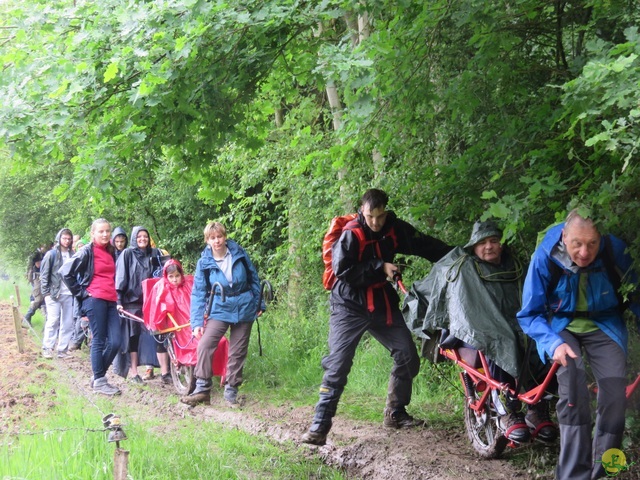 Randonnée joëlettes à Strud