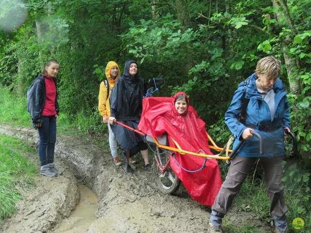 Randonnée joëlettes à Strud