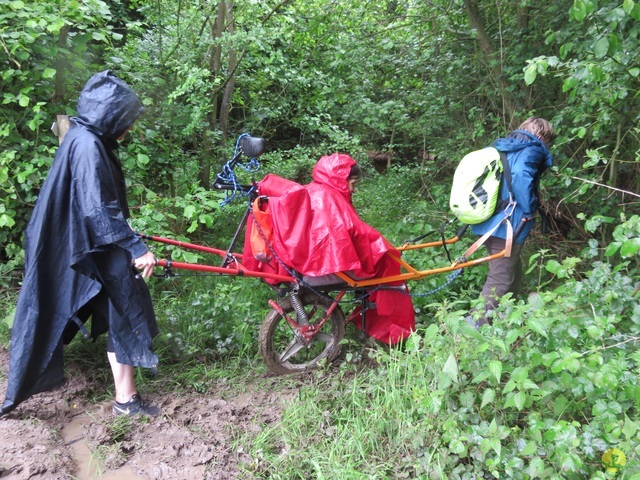 Randonnée joëlettes à Strud