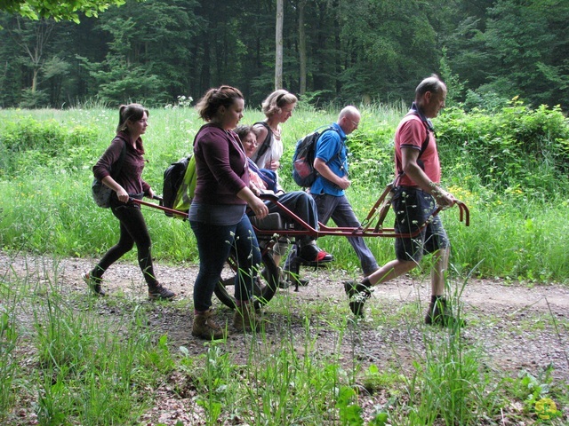 Randonnée joëlettes à Chassepierre