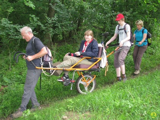 Randonnée joëlettes à Lanaye