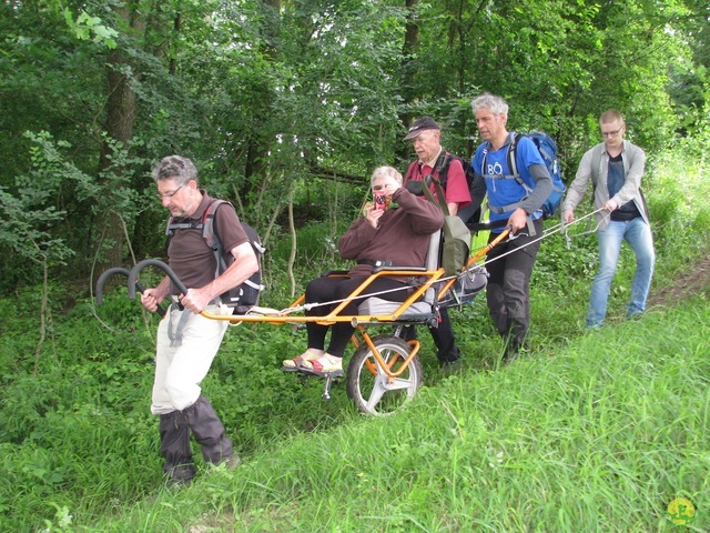 Randonnée joëlettes à Lanaye