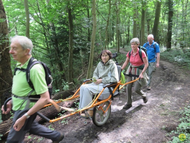 Randonnée joëlettes à Lanaye