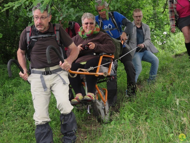 Randonnée joëlettes à Lanaye