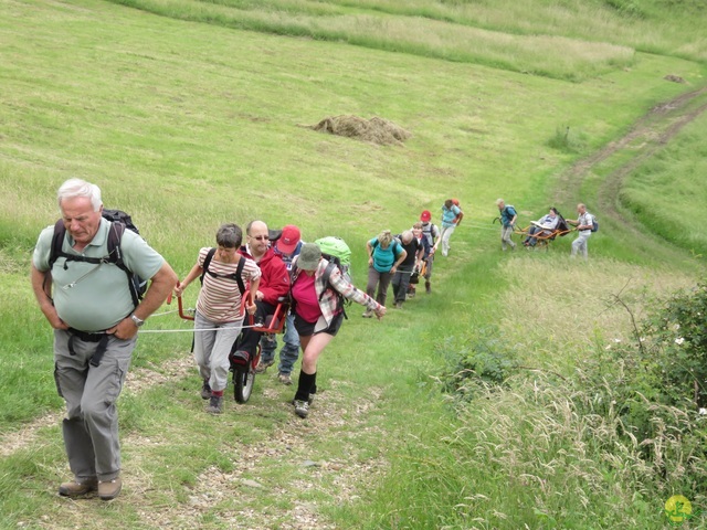 Randonnée joëlettes à Lanaye