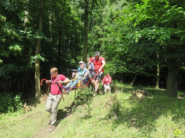 Randonnée joëlettes à Lanaye