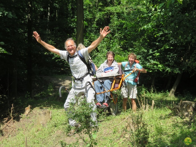 Randonnée joëlettes à Lanaye