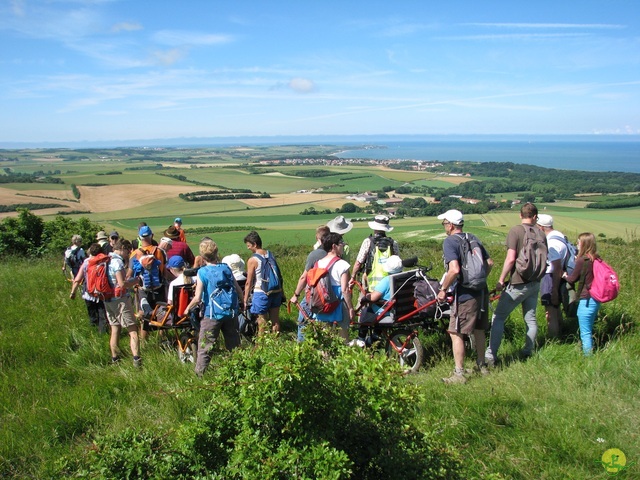 Randonnée joëlettes à Escalles