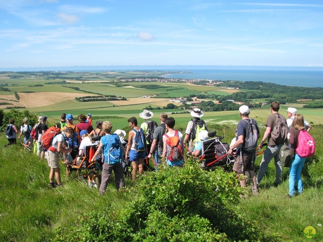 Randonnée joëlettes à Escalles