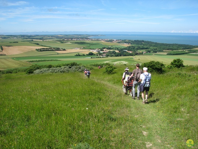 Randonnée joëlettes à Escalles