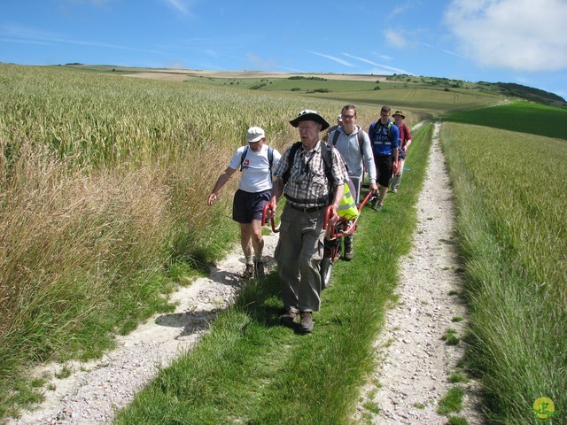 Randonnée joëlettes à Escalles