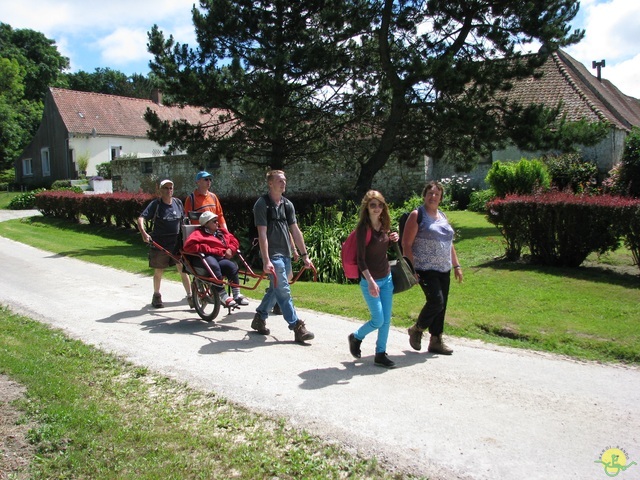 Randonnée joëlettes à Escalles