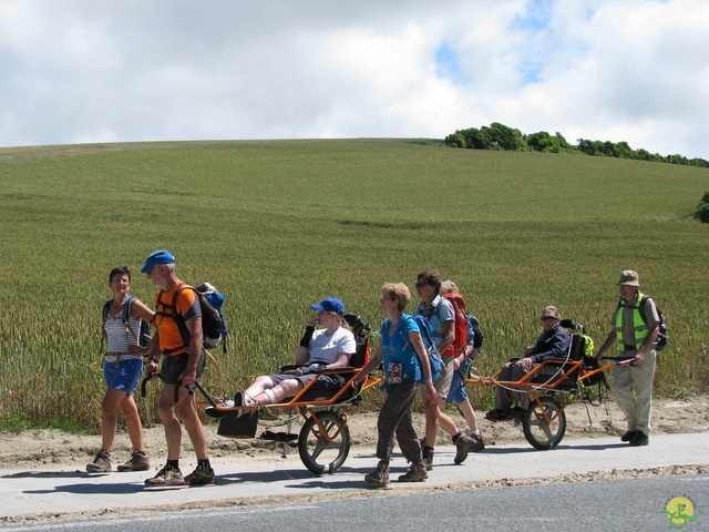 Randonnée joëlettes à Escalles