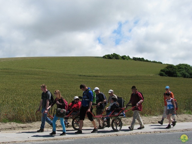 Randonnée joëlettes à Escalles