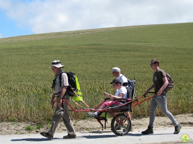 Randonnée joëlettes à Escalles