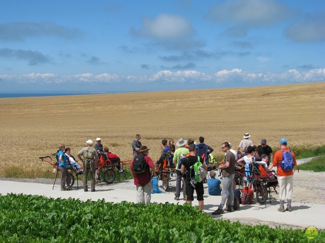 Randonnée joëlettes à Escalles