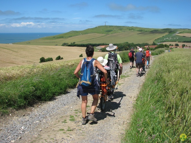 Randonnée joëlettes à Escalles